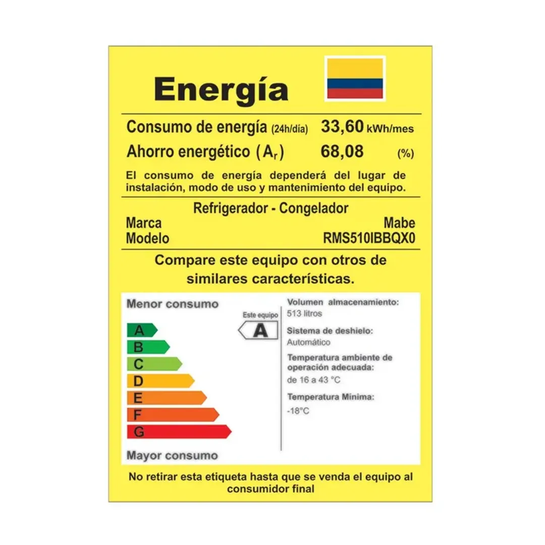 NEV MABE 513 LTS NO FROST DIGITAL INOX NEW