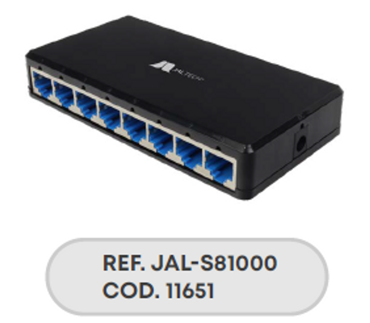 SWITCH PLUS 8 PUERTOS BASE 1000