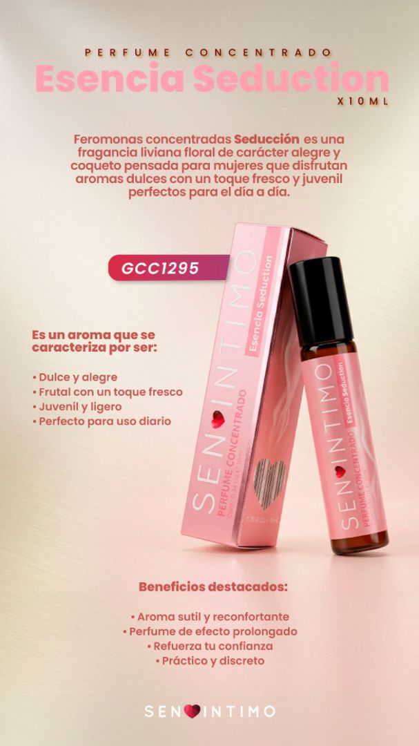 Perfume con Pheromonas Concentradas Seduction X 10Ml