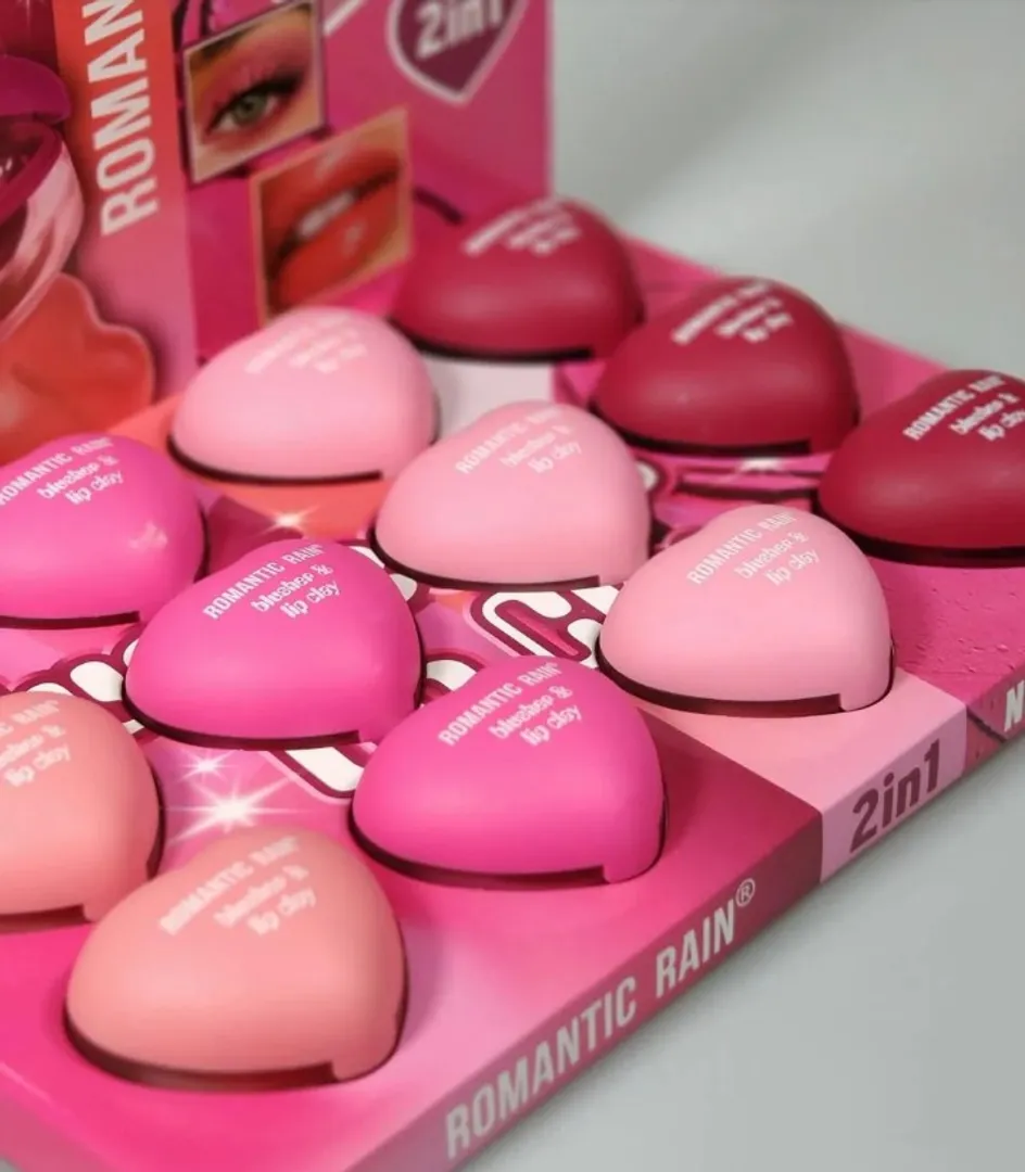 Rubor y Labial cremoso ROMANTIC RAIN 