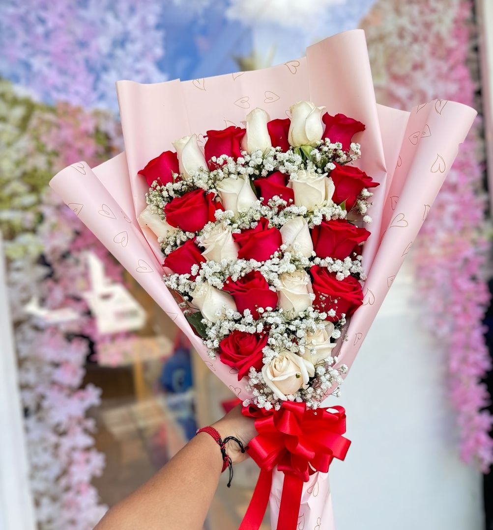 Ref.x24 rosas alargado