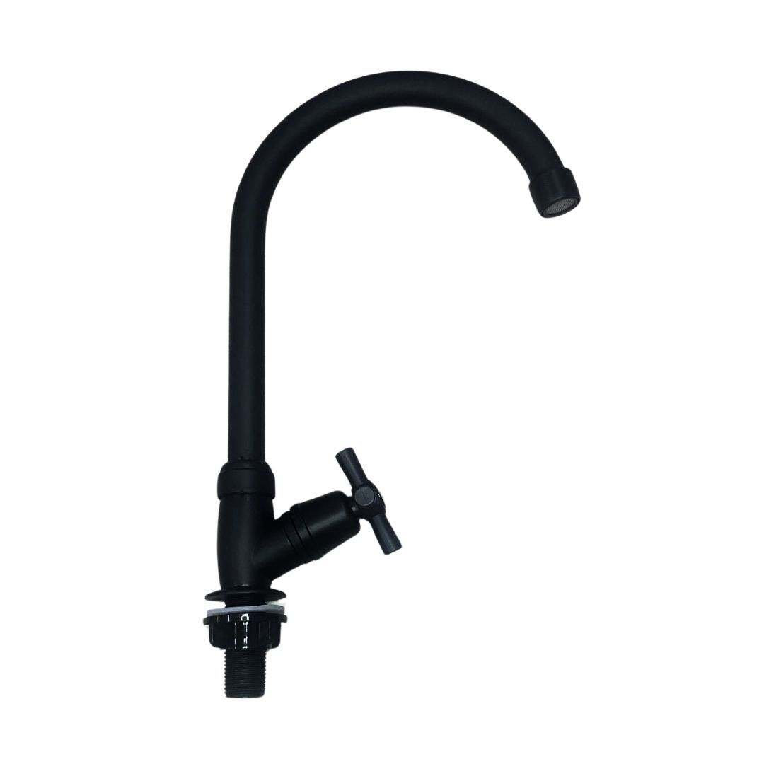 LLAVE LAVAPLATOS MESA CRUCETA NEGRA FOCCI