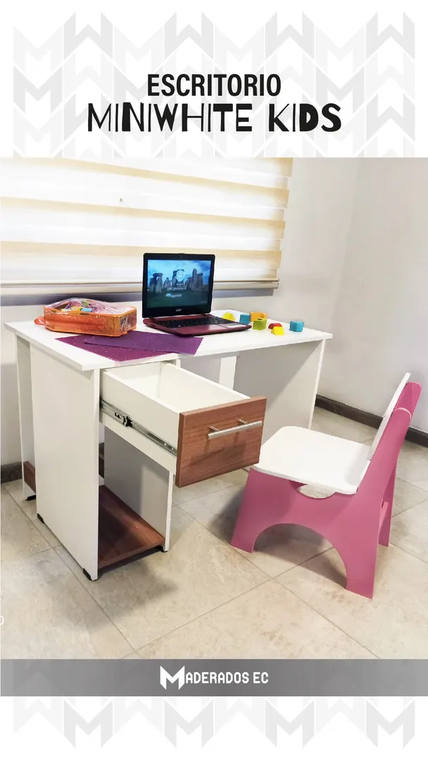 Escritorio - modelo Miniwhite Kids