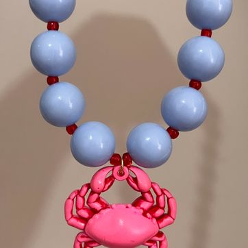 Imagen del producto Collar cangrejo  fucsia 