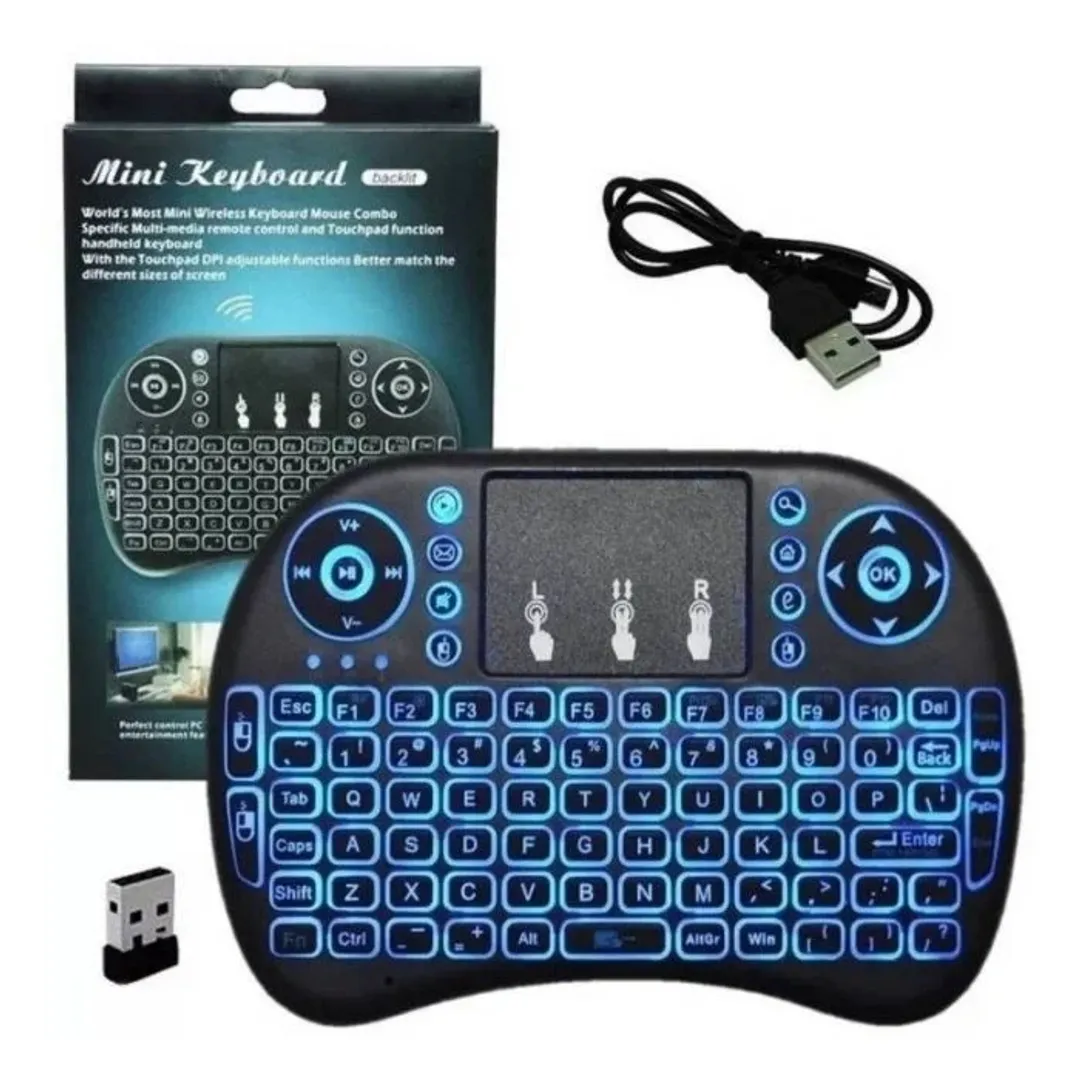 MINI TECLADO INALAMBRICO USB RECARGABLE
