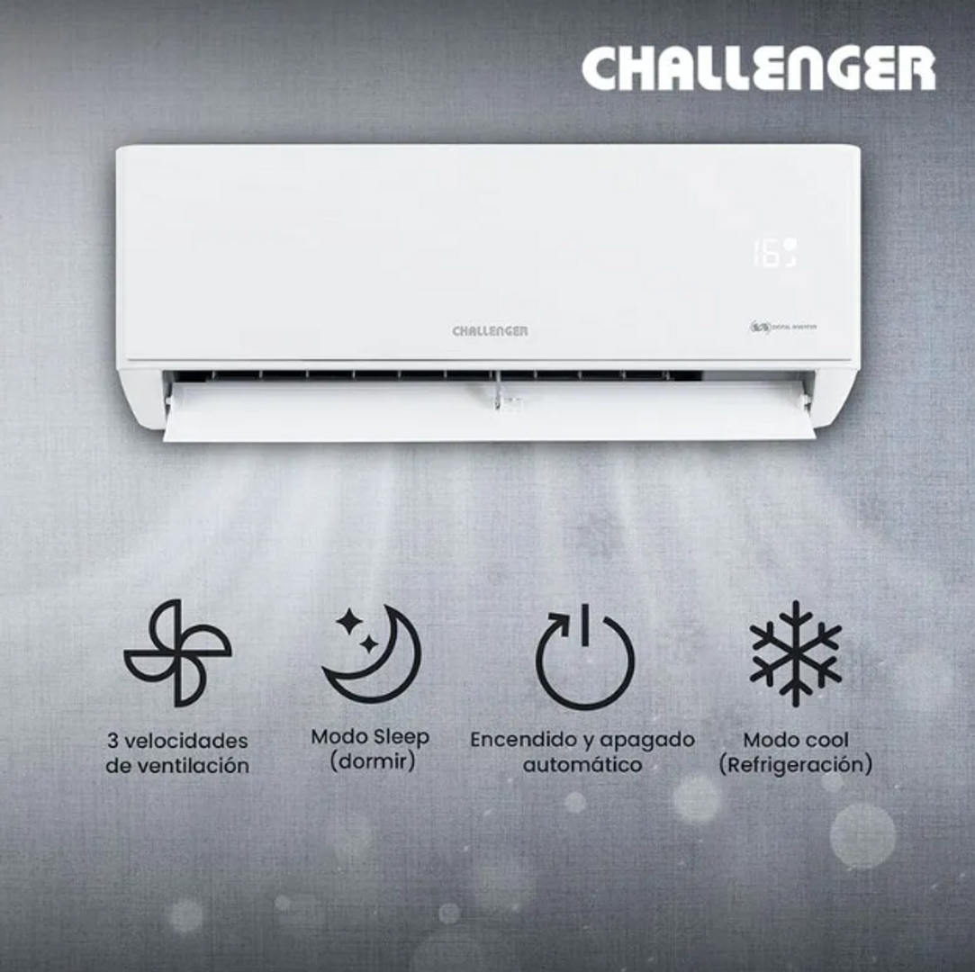 SPLIT CHALLENGER 12000 BTU R-410 110V