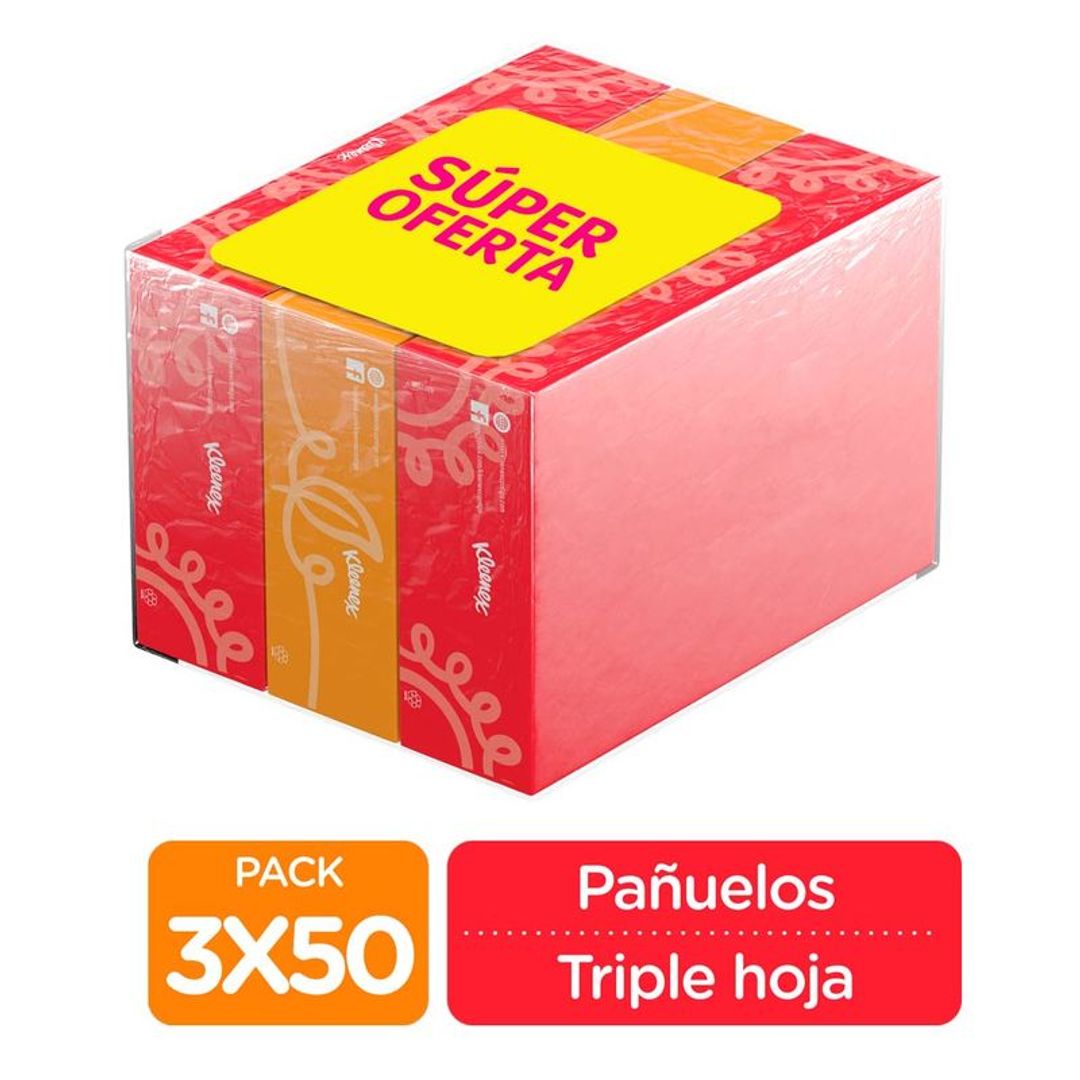 PAÑUELO KLEENEX AUTO*3*50
