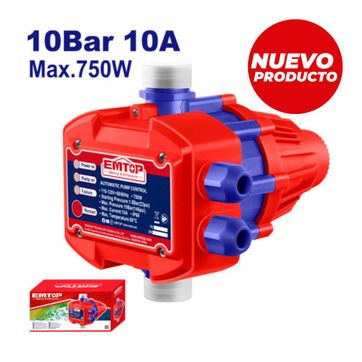 EMTOP CONTROL AUTOMATICO PARA BOMBA PERIFERICA 750W DIGITAL - imagen 1