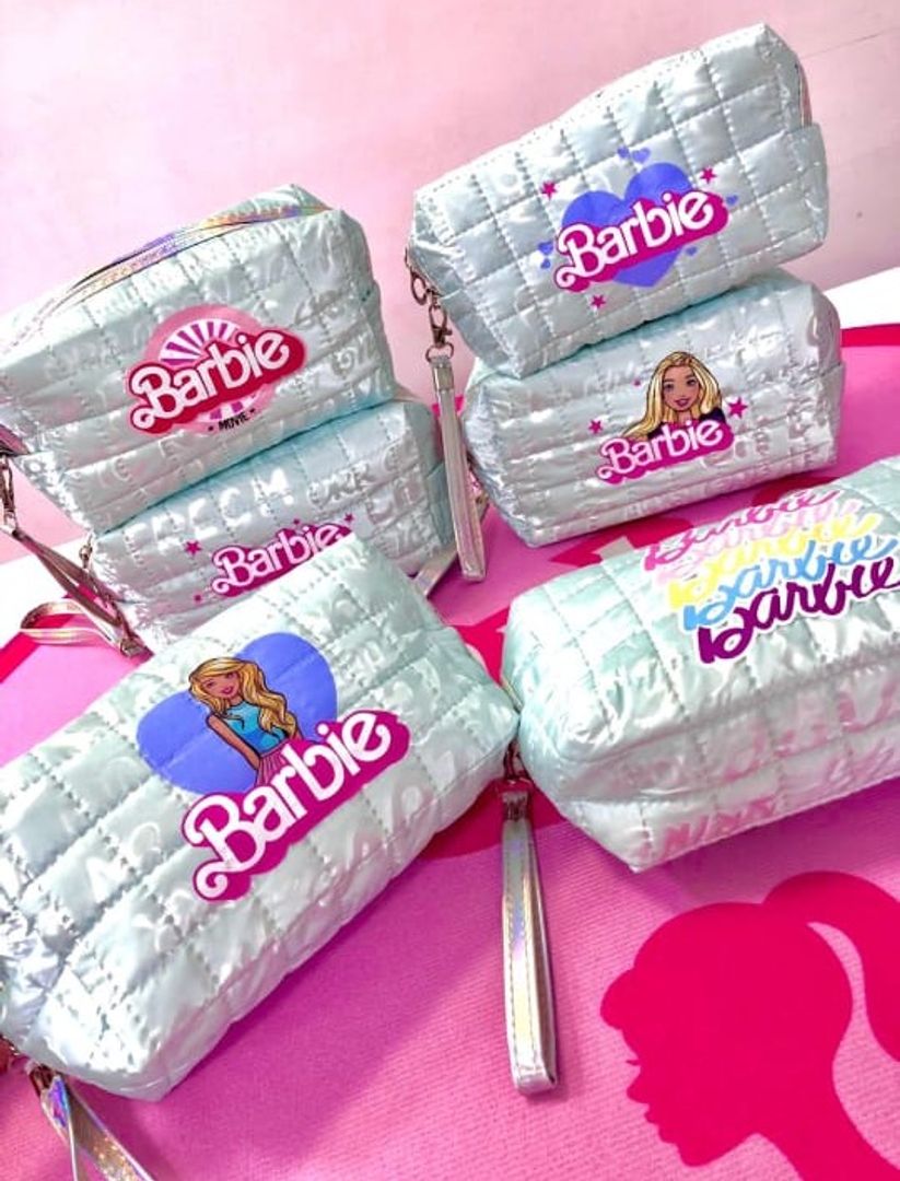 COSMETIQUERA BARBIE PLATEADA