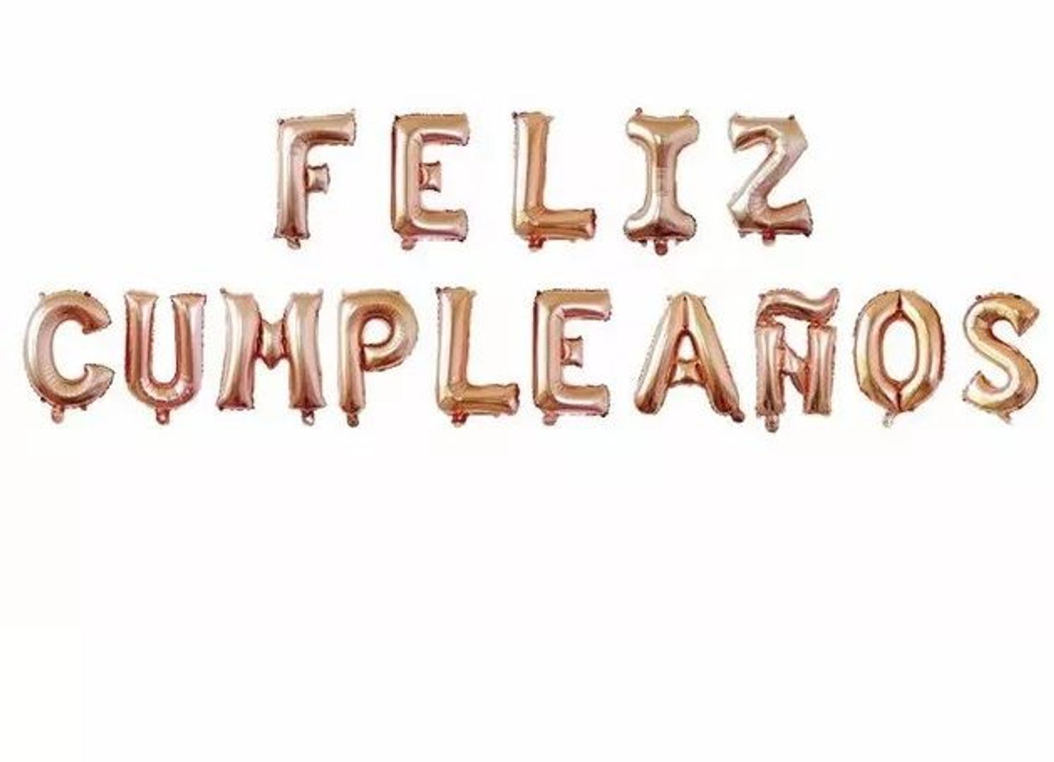 GLOBO FOIL FELIZ CUMPLEAÑOS LETRA X LETRA SURTIDO