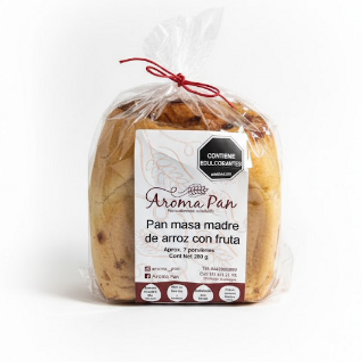 Imagen del producto PAN MASA MADRE DE ARROZ CON FRUTA AROMA PAN