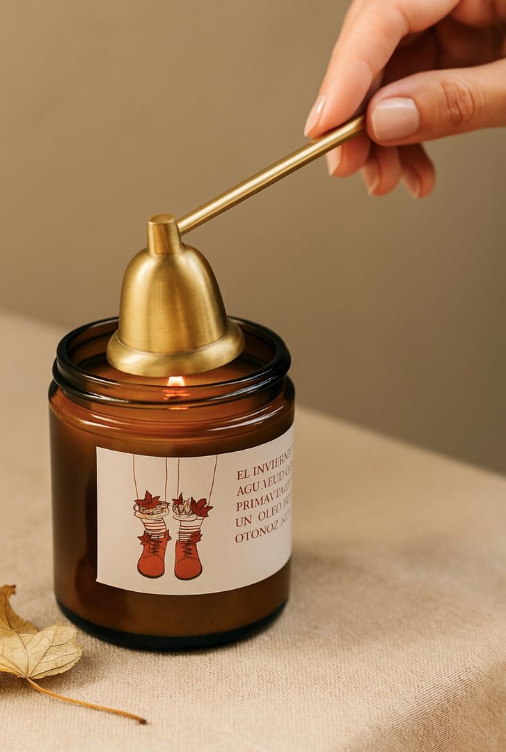 Apagavelas Metal Bronce 