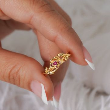 Anillo Rose Crown Ajustable  - imagen 1
