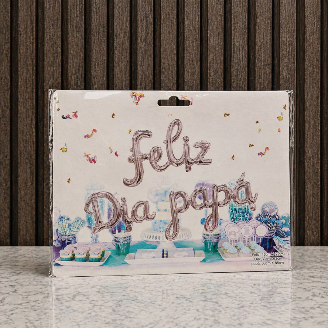FELIZ DÍA PAPÁ CURSIVO 