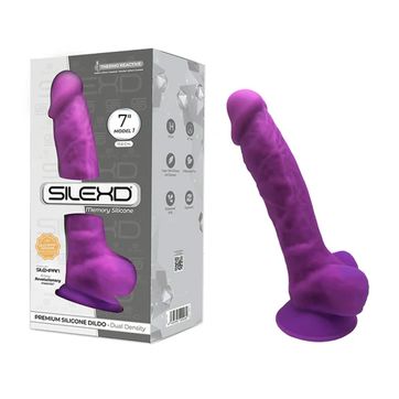 Dildo Silex morado 7" - imagen 1