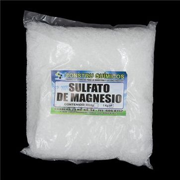 Imagen del producto SULFATO DE MAGNESIO 500 gr