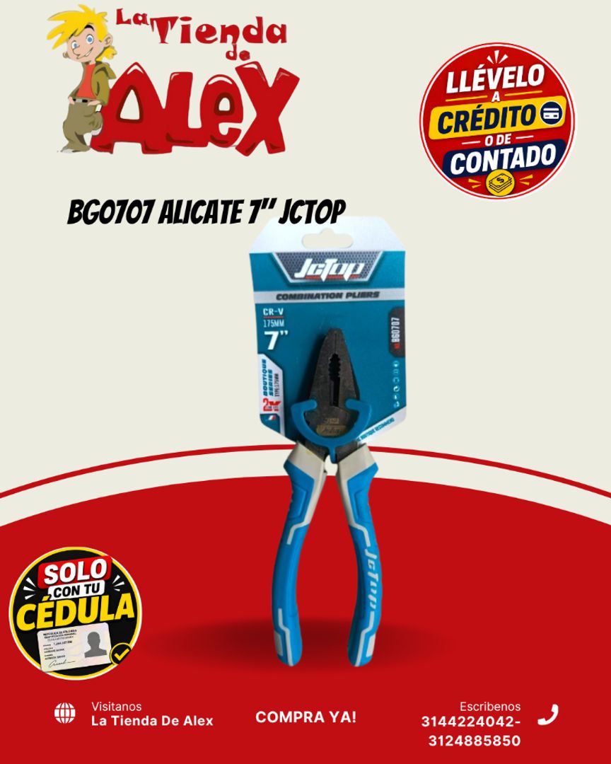 BG0707 ALICATE 7" JCTOP