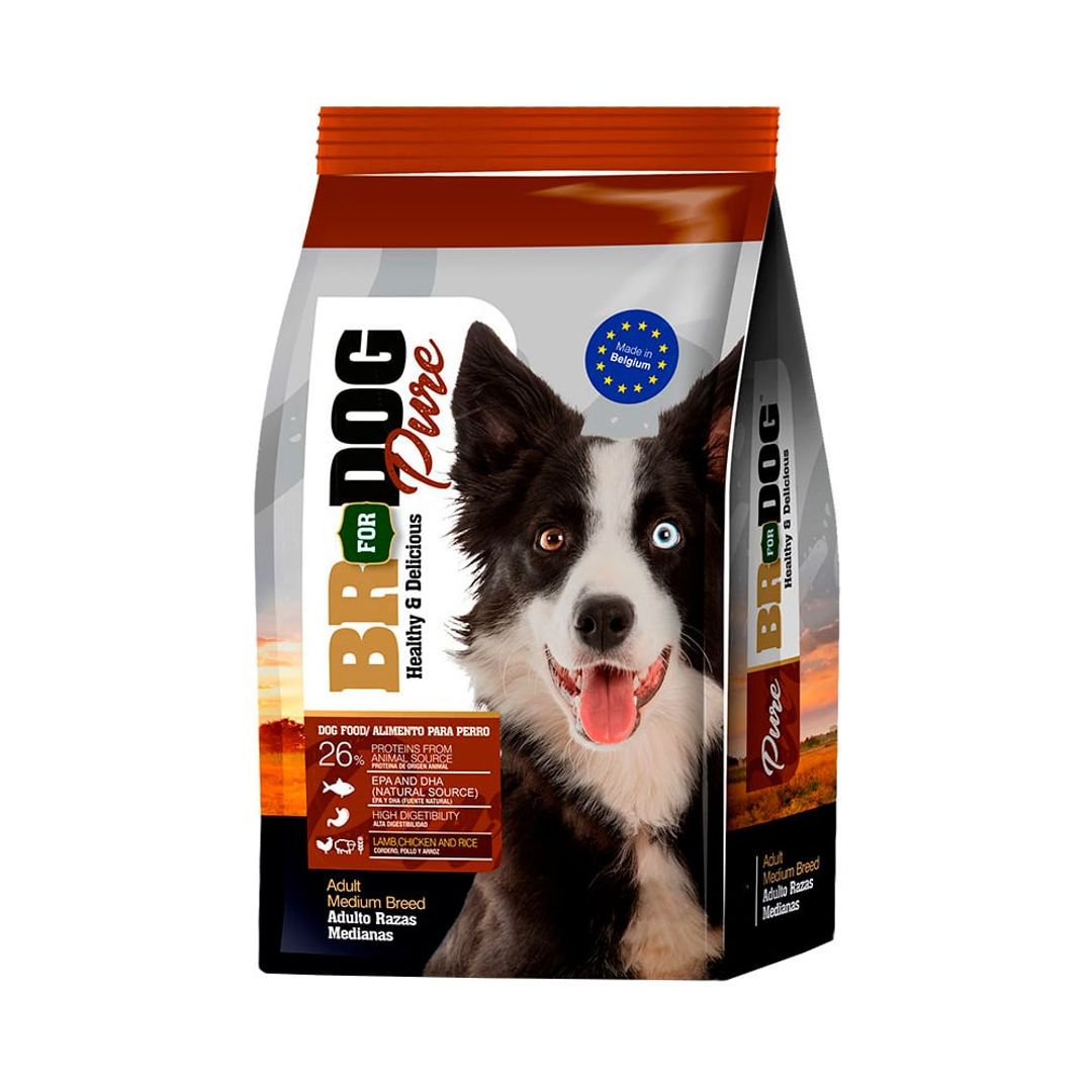 BR FOR DOGS  ADULTO RAZA MEDIANA  x 1 Kg