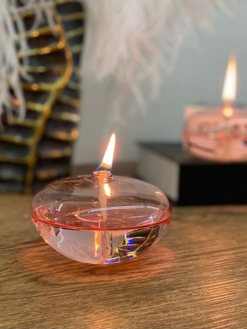 Velas de Cristal rosada