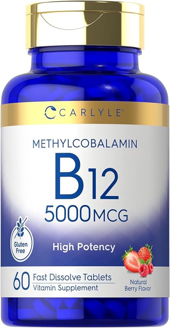 Metilcobalamina Vitamina B12 5000mcg 60 tab CARLYLE