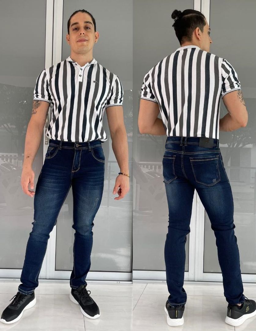 PANTALON CABALLERO JEAN STRETCH 