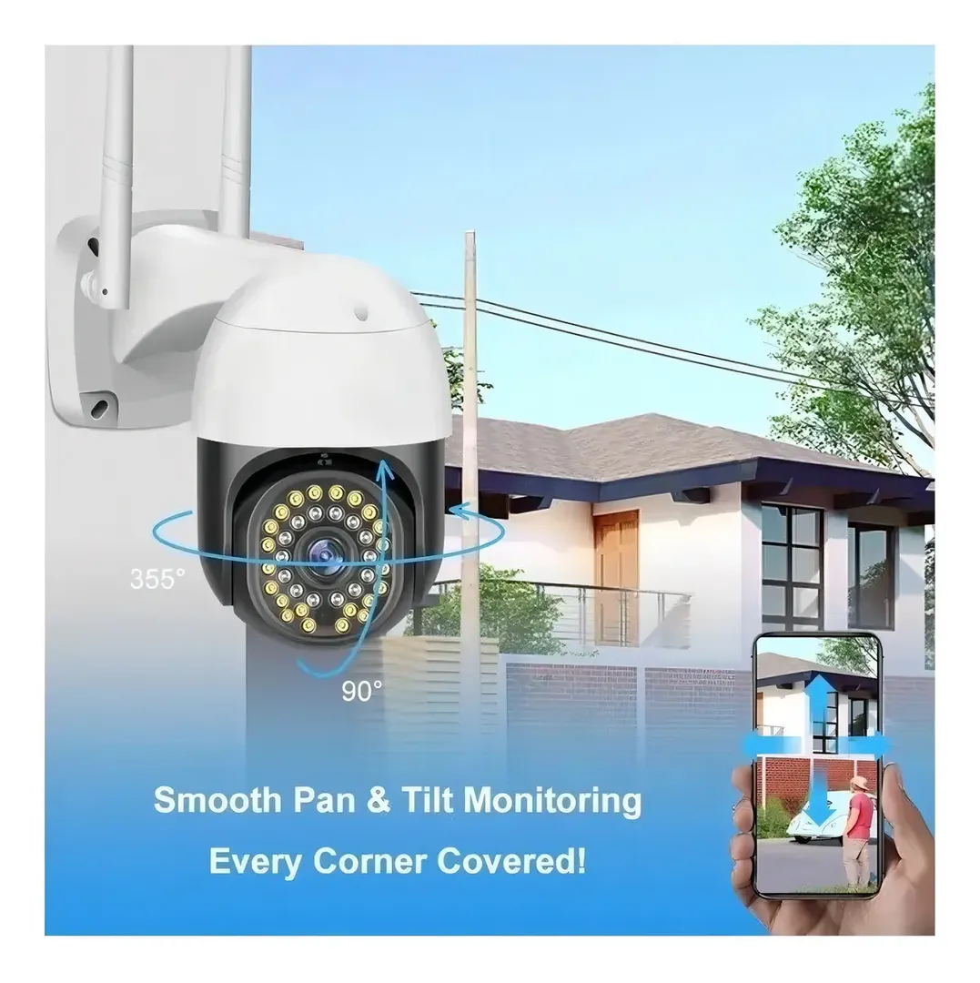CAMARA DE SEGURIDAD DOMO EXTERIOR WIFI FULL SMART IP66