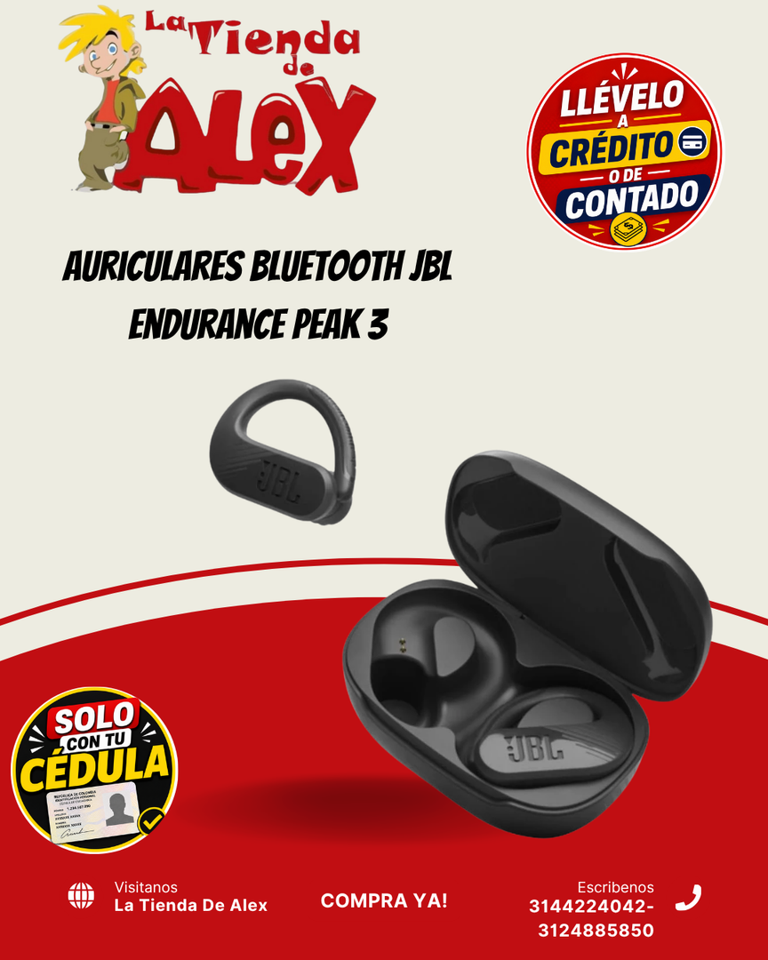 Auriculares Bluetooth JBL Endurance Peak 3