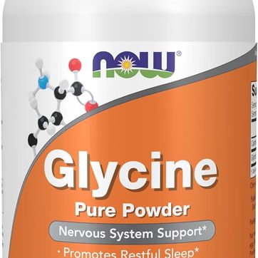 Polvo puro de Glicina 1LB NOW - imagen 1