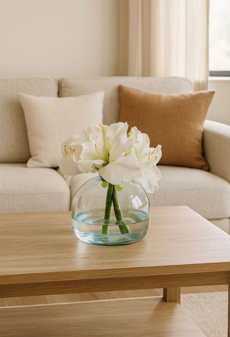 Florero /Contenedor de Vidrio Reciclado VENDIDO 