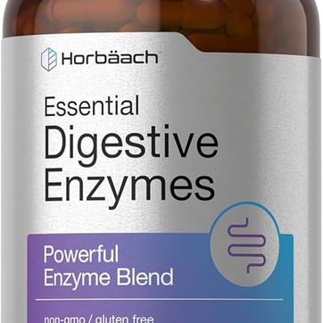 Enzimas digestivas esenciales  250 cápsulas Horbäach - imagen 1