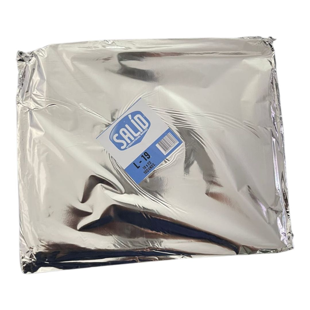 H. BOLSA METALIZADA L19 X 100 UND 