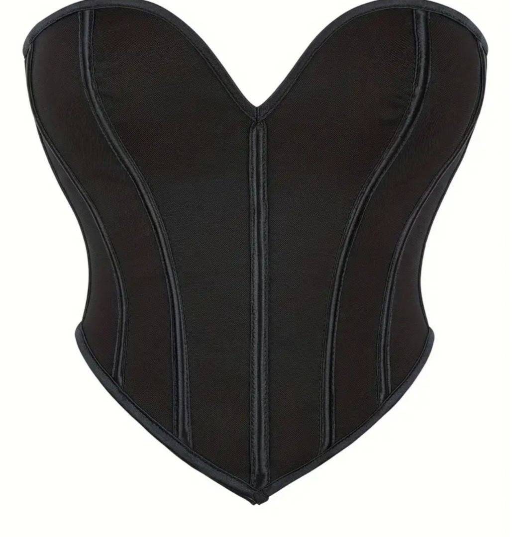 CORSET CORAZON NEGRO