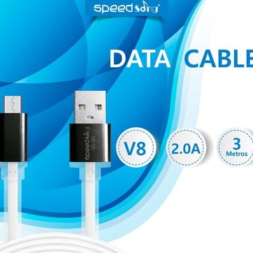 Cable V8 2A 3mt SpeedSong - imagen 1