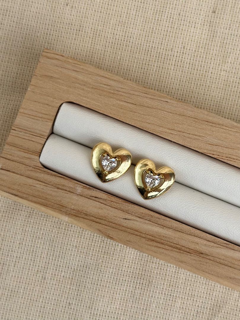 Topo corazón piedra 