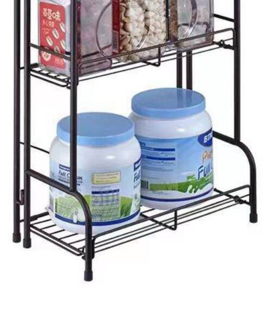 Estante Metálico Plegable Multiusos – 3 Niveles
