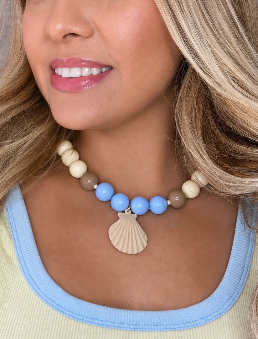 Collar abaco combinado Azulcielo 