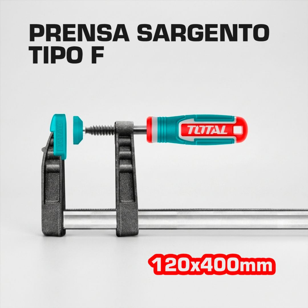 PRENSA SARGENTO TIPO F 120X400MM 450 KG 