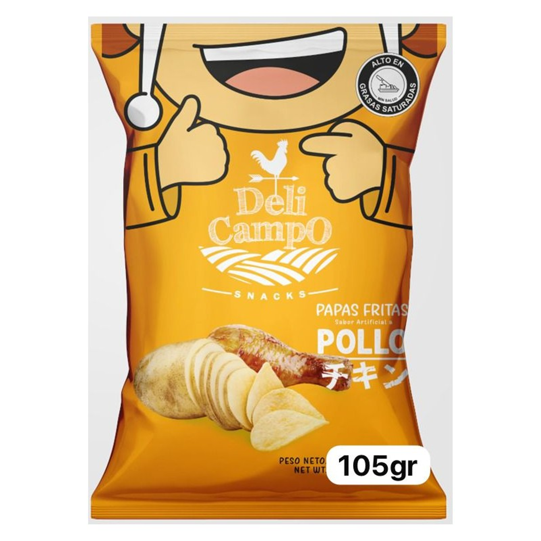 PAPAS POLLO DELI CAMPO*105GR