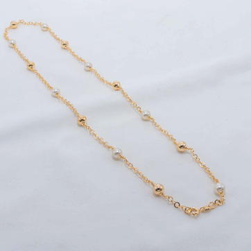 Imagen del producto COLLAR TEJIDO ARGOLLA PERLA BALÍN 6# 718400