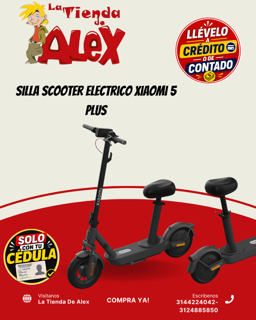 Silla Scooter Electrico Xiaomi 5 Plus