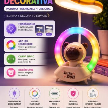 Lampara RGB capibara - imagen 1