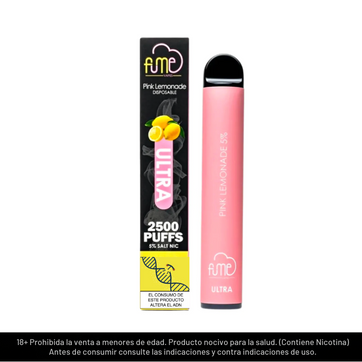 Imagen del producto Fume Ultra Pink Lemonade 2500 Puffs 