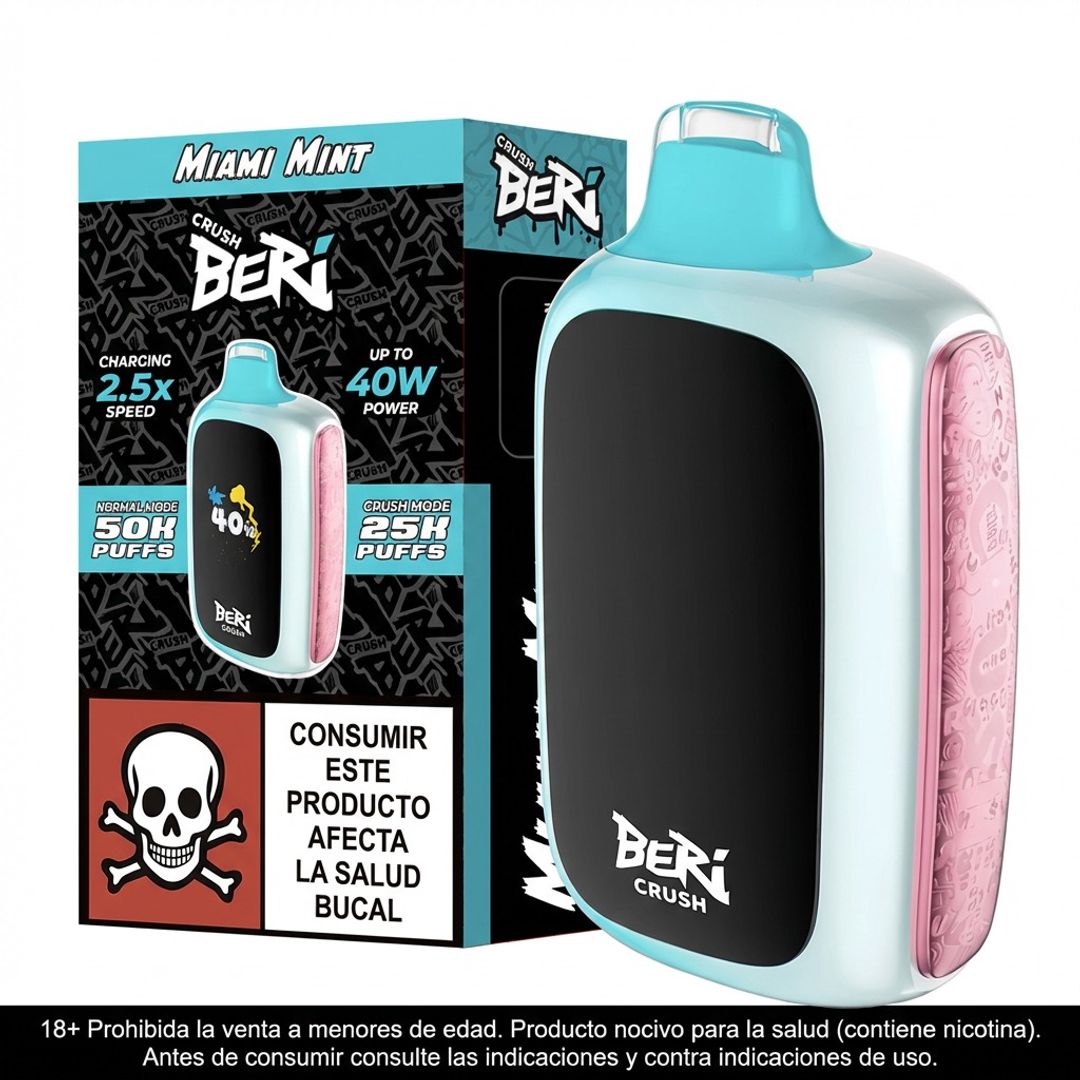 Beri Miami Mint 50.000 Puffs