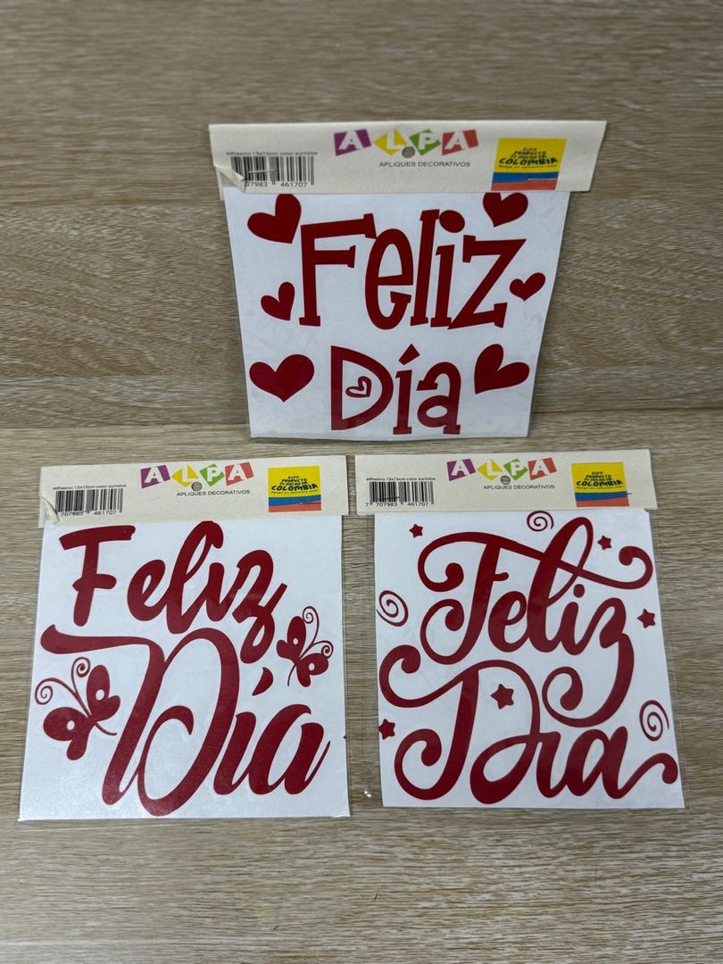 000 STICKER PEQUEÑO " FELIZ DÌA"