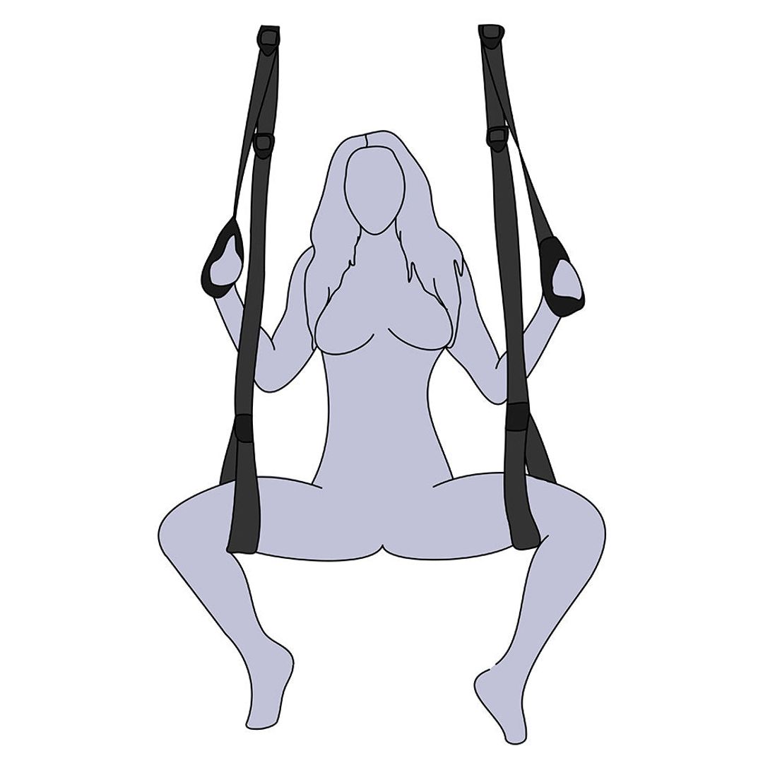 Columpio de Posiciones Swing Negro