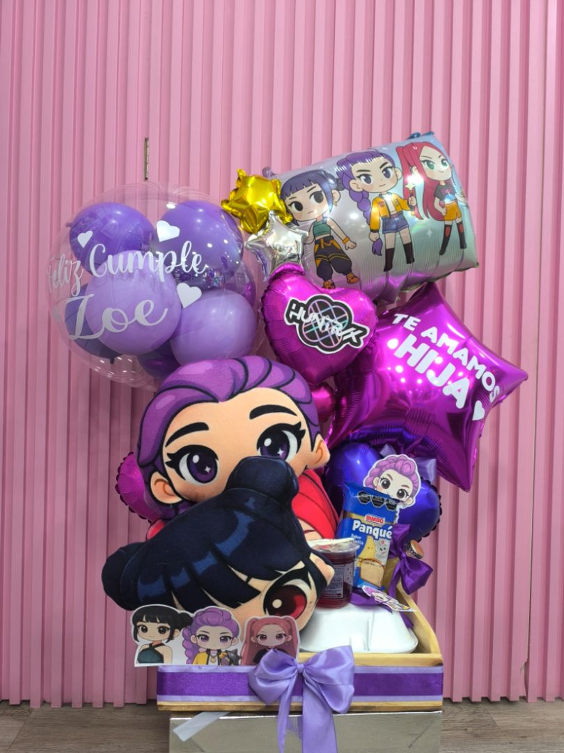 BOUQUET DE GLOBOS GUETTERAS KPOP