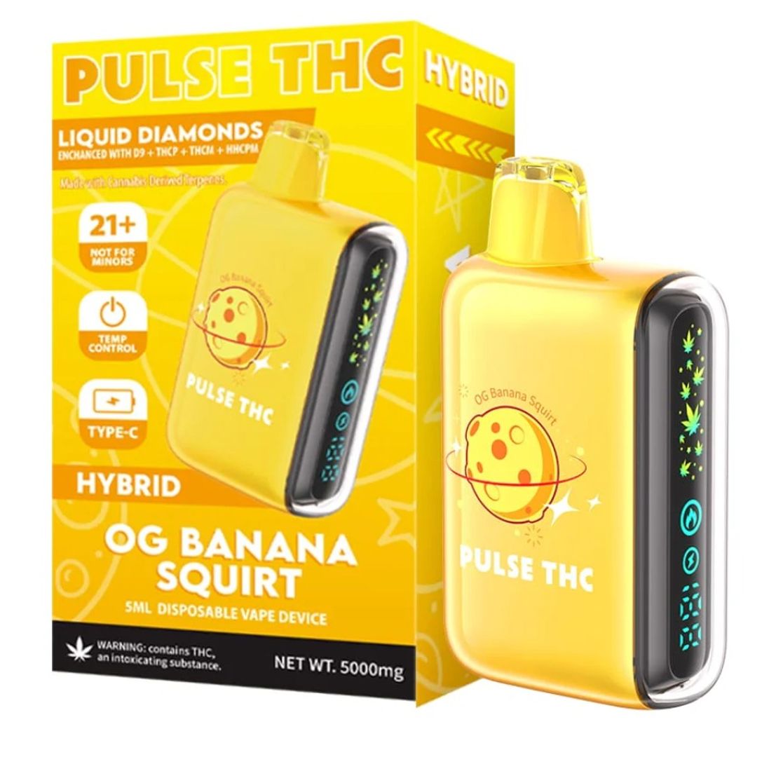 Geek Bar Pulse THC 5g Og Banana Squirt Hybrid