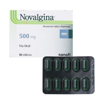 Imagen del producto NOVALGINA 500MG SOB X 10 TAB