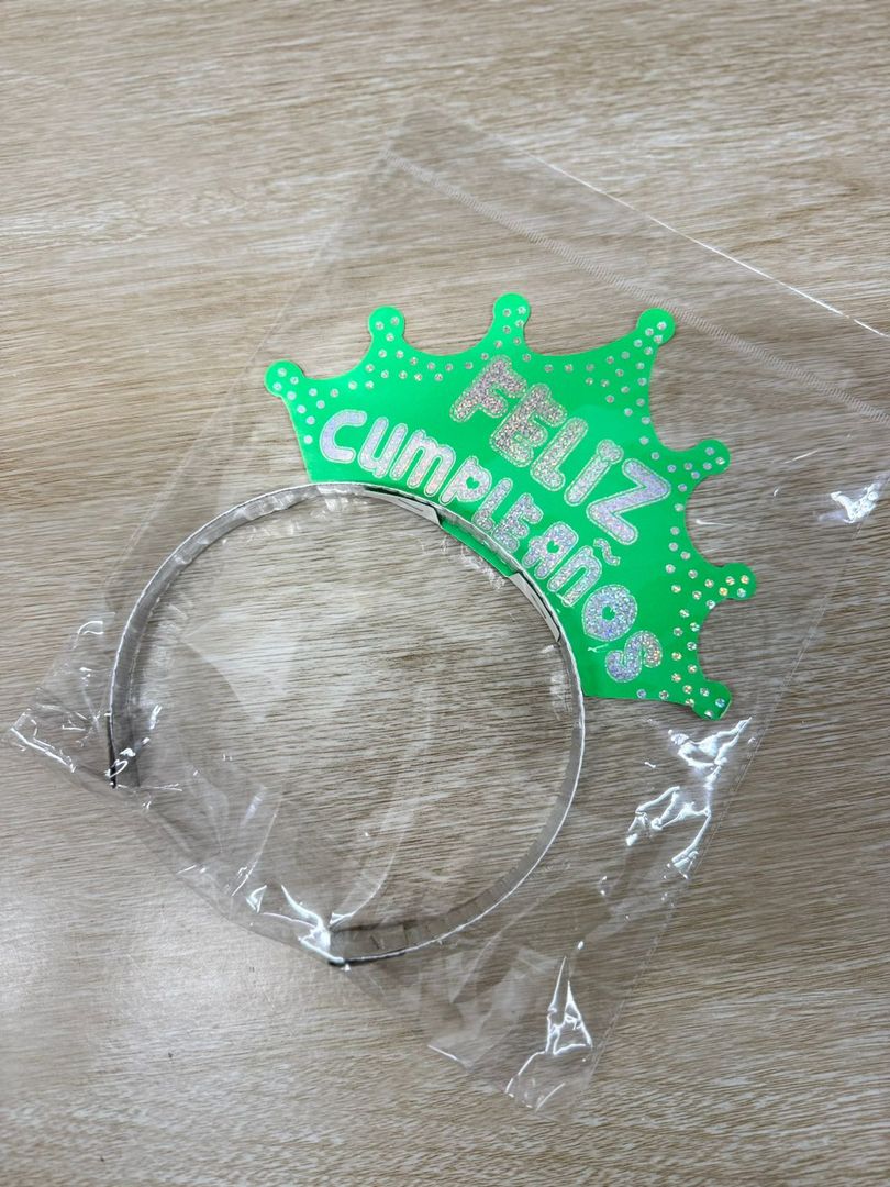 000 DIADEMA FELIZ CUMPLEAÑOS