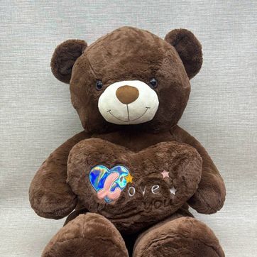 Imagen del producto OSO PATAS LARGAS CORAZON BRILLANTE 1.20 CM